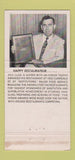 Matchbook Cover - Vick's Restaurants Dallas TX 30 Strike