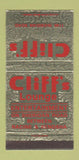 Matchbook Cover - Cliff's Lounge Racine Kenosha WI 30 Strike