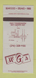 Matchbook Cover - Mc G's Restaurant Independence OH 30 Strike