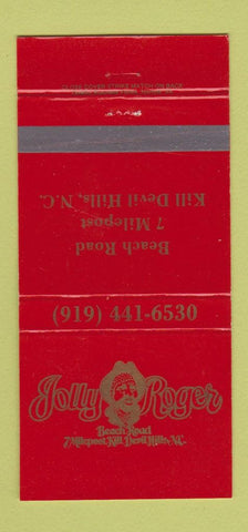 Matchbook Cover - Jolly Rogers Kill Devil Hills NC 30 Strike