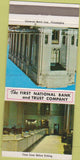 Matchbook Cover - First National Bank Schuykill Haven PA 30 Strike