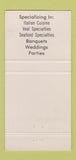Matchbook Cover - Casale's Rivers Edge Verona PA WEAR 30 Strike