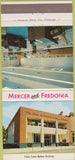 Matchbook Cover - First National Bank Mercer PA 30 Strike