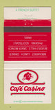 Matchbook Cover - Cafe Casino Phoenix Scottsdale AZ Beverly Hills 30 Strike