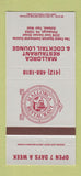 Matchbook Cover - Mallorca Restaurant Pittsburgh PA Spanish 30 Strike