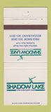 Matchbook Cover - Shadow Lake Golf Racquet Club Penfield NY 30 Strike