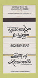 Matchbook Cover - Star of Louisville KY restaurant 30 Strike