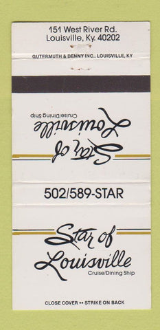 Matchbook Cover - Star of Louisville KY restaurant 30 Strike