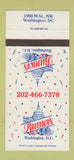 Matchbook Cover - Rumors Washington DC 30 Strike