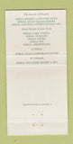 Matchbook Cover - Doral Resort Country Club Miami FL 30 Strike