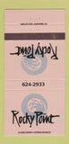 Matchbook Cover - Rocky Point Restaurant Carmel CA 30 Strike