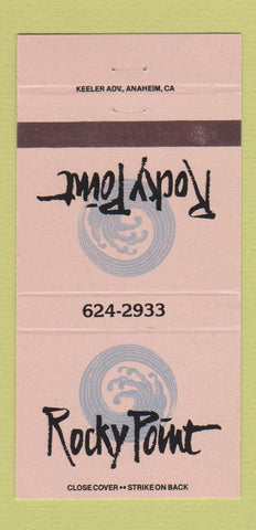 Matchbook Cover - Rocky Point Restaurant Carmel CA 30 Strike