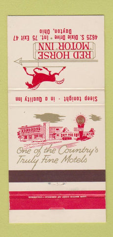 Matchbook Cover - Red Horse Motor Inn Dayton OH 30 Strike