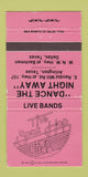 Matchbook Cover - The Sock Hop 50's Disco Dallas TX WEAR 30 Strike