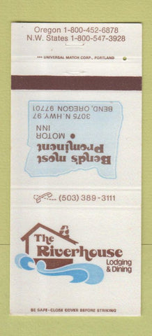 Matchbook Cover - The Riverhouse Bend OR Motor Inn 30 Strike