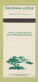 Matchbook Cover - Salishan Lodge Gleneden Beach OR 30 Strike