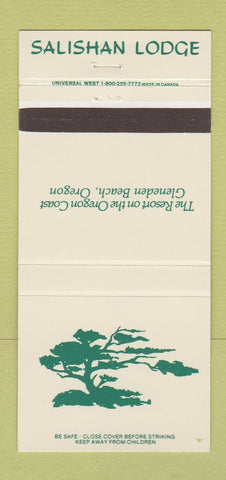 Matchbook Cover - Salishan Lodge Gleneden Beach OR 30 Strike