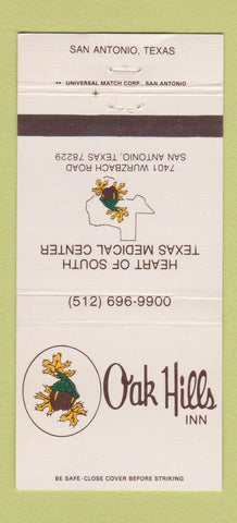 Matchbook Cover - Oak Hill Inn San Antonio TX 30 Strike