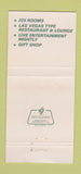 Matchbook Cover - Oak Hill Inn San Antonio TX 30 Strike
