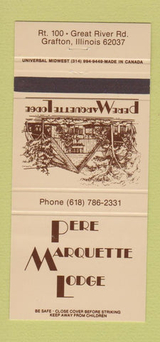 Matchbook Cover - Pere Marquette Lodge Grafton IL 30 Strike