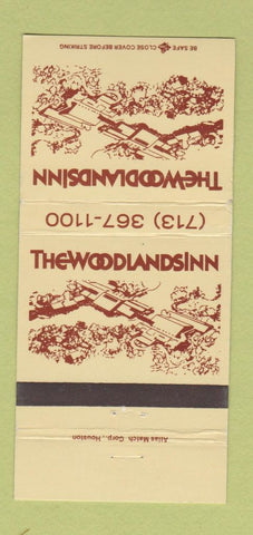 Matchbook Cover - The Woodlands Inn Houston TX 30 Strike