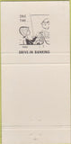 Matchbook Cover - East Cheyenne National Bank WY 30 Strike