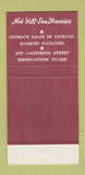 Matchbook Cover - L'Etoile French Restaurant San Francisco CA 30 Strike