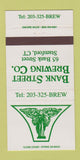Matchbook Cover - Bank Street Brewing Stamford CT beer 30 Strike