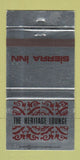Matchbook Cover - Sierra Inn Heritage Lounge Sacramento CA 30 Strike