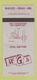 Matchbook Cover - Mc G's Restaurant Independence OH 30 Strike