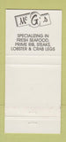 Matchbook Cover - Mc G's Restaurant Independence OH 30 Strike