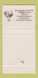 Matchbook Cover - Monroe Diner Monroe MI WEAR 30 Strike