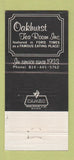 Matchbook Cover - Oakhurst Tea Room Somerset PA WEAR 30 Strike