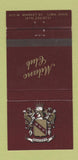 Matchbook Cover - Milano Club Lima OH Italian 30 Strike