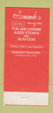 Matchbook Cover - Armando's Chicago IL 30 Strike