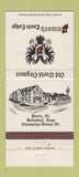 Matchbook Cover - Jumer's Castle Lodge Peoria Champaign IL Bettendorf 30 Strike