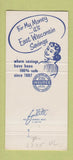 Matchbook Cover - East Wisconsin Savings and Loan Kaukauna WI 30 Strike
