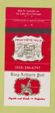 Matchbook Cover - King Arthur's Pub Chicago IL 30 Strike