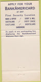 Matchbook Cover - American Fidelity Bank Barbourville KY 30 Strike