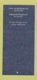 Matchbook Cover - Forum Hotel Chicago IL 30 Strike