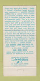 Matchbook Cover - Lehigh Acres Country Club Motel FL 30 Strike