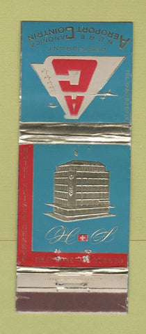 Matchbook Cover - Hotel Suisse Geneve WEAR