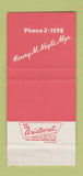 Matchbook Cover - Vagabonds Miami FL WEAR 30 Strike