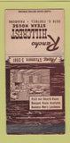 Matchbook Cover - Rancho Hillcrest Steak Pasadena CA WEAR 30 Strike