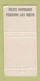 Matchbook Cover - El Piano Cocktail Lounge New York City Chrstimas 30 Strike