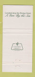 Matchbook Cover - Bridge Hotel Boca Raton FL 30 Strike