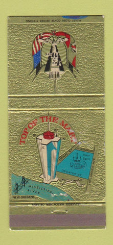 Matchbook Cover - Top of the Mart New Orleans LA WEAR 30 Strike