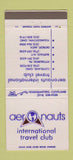 Matchbook Cover - Aeronauts Travel Club Cleveland Pittsburgh Buffalo  30 Strike