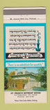 Matchbook Cover - St Francis Retreat House Pittsburgh PA 30 Strike