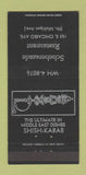 Matchbook Cover - Scheherazade Restaurant Chicago IL Shish Kabab 30 Strike
